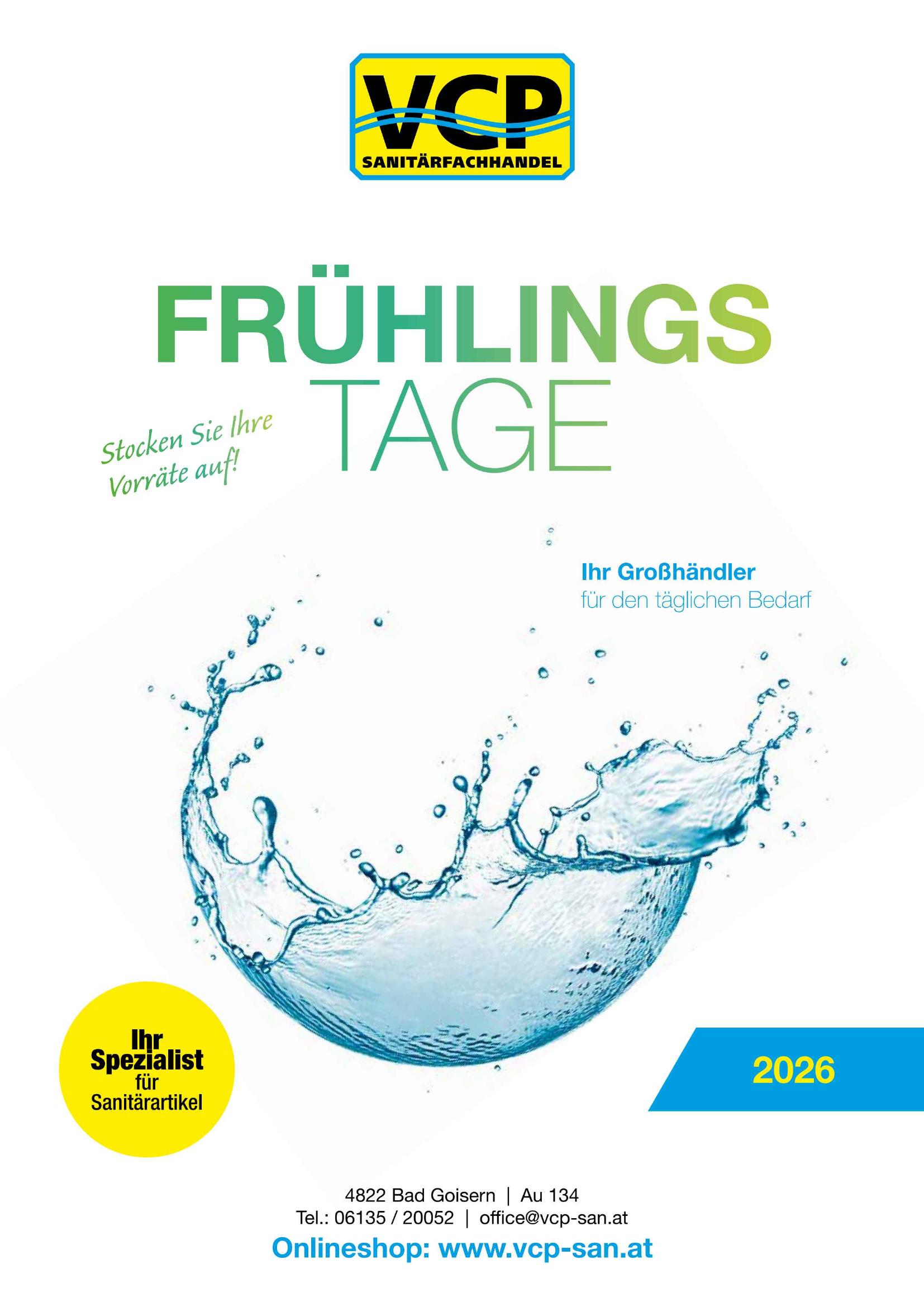 Vorschau Frühlingsaussendung 2026 Broschüre